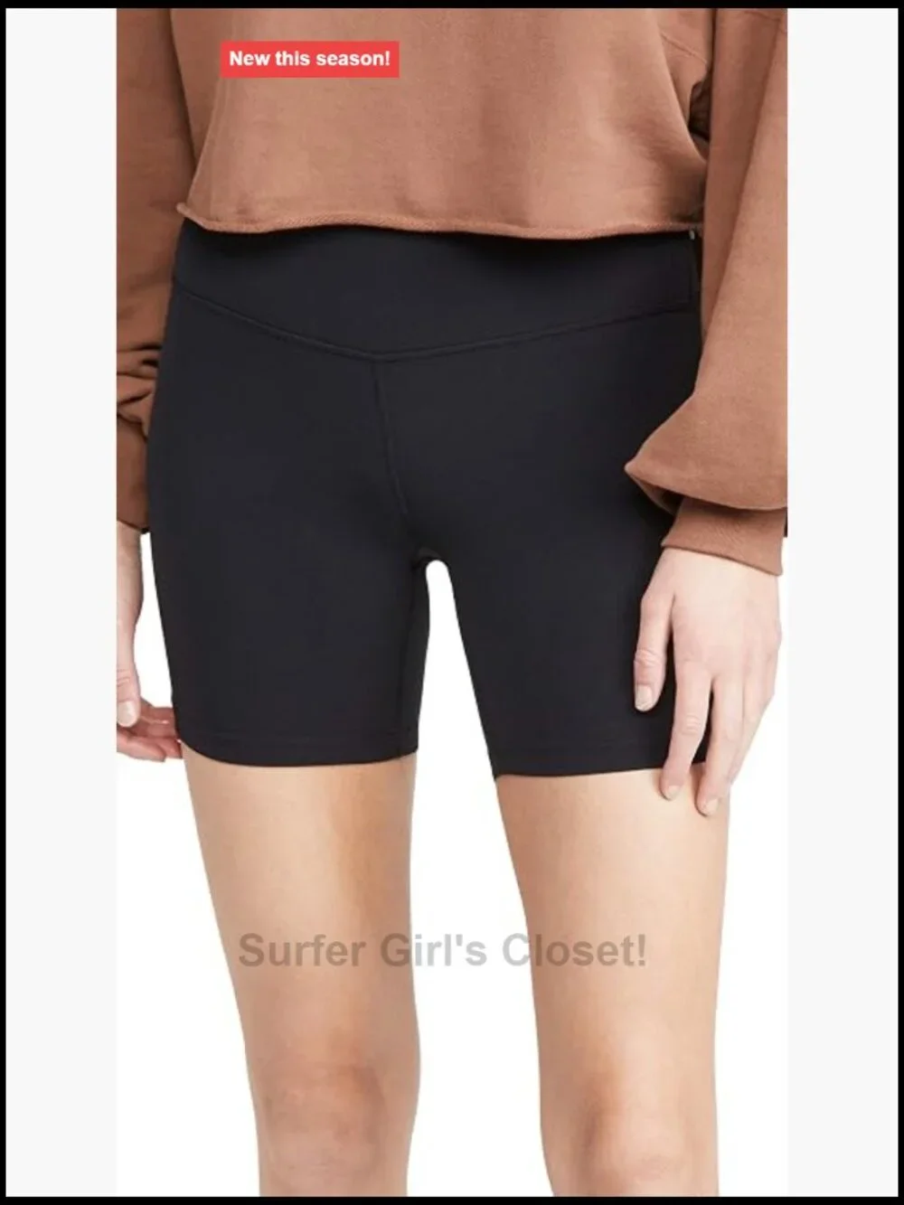 High Waist Airweight Biker Shorts 4-Way Stretch Moisture Wicking